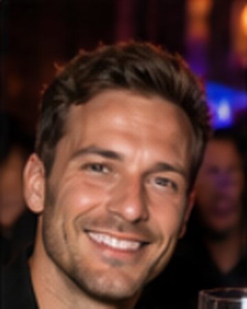 Cropped from a party.