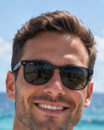 Sunglasses or a hat.