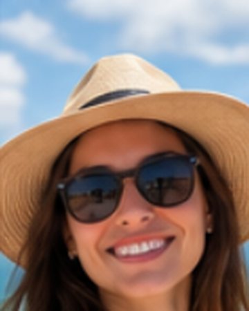 Sunglasses or a hat.